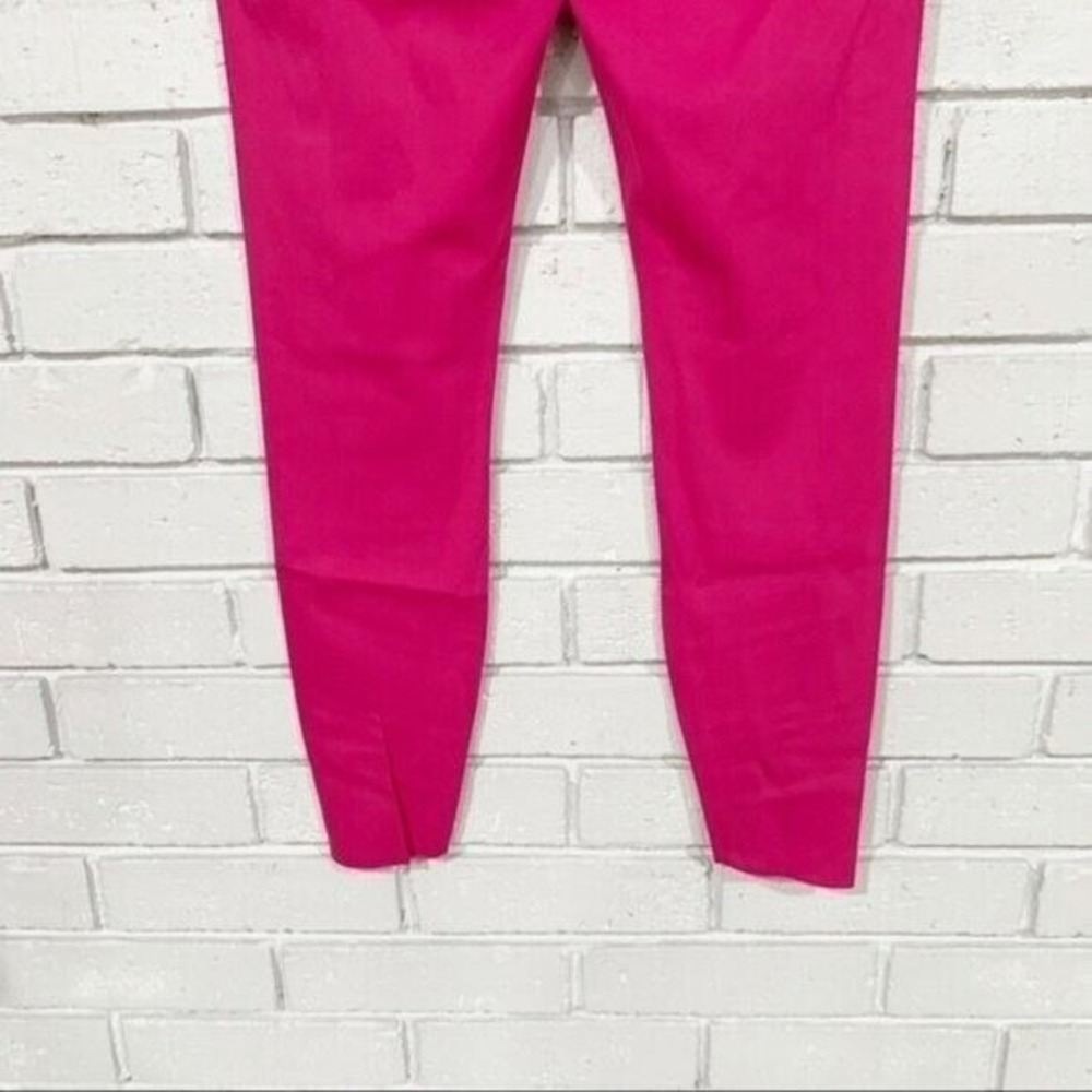Peloton Womens High Rise Pocket Leggings Fuchsia Pink Reflective Logo Activewear - Picture 8 of 10